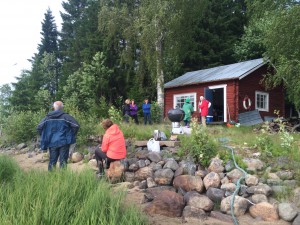 Laxfiske Myrsandskär Umeälven Umeå